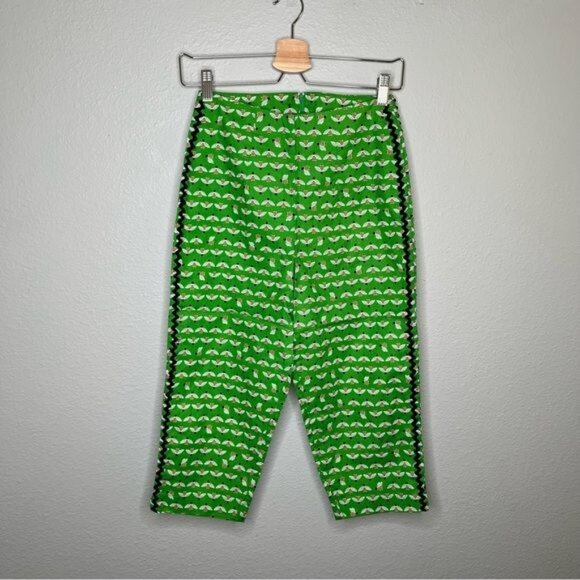 Bernie Dexter bee print pinup retro rockability pedal pusher Capri pants small - Picture 3 of 13